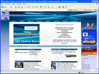 Website der Firma C&C Hamm